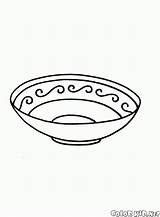 Coloring Pages Soup Plate Para Colorear Dishes Platos Colorkid Dish Kids Colorful Childrencoloring sketch template
