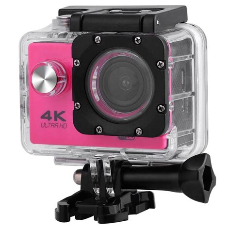 sports sj waterproof  wifi action camera hot pink