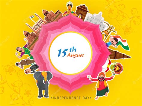 Premium Vector Indian Independence Day Celebration Background
