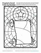 Bible Coloring Isaiah Kids Pages Prophets Scroll Jesus Color Number Prophet Told Sunday School Printable Activities Birth Crafts Micah Activity sketch template