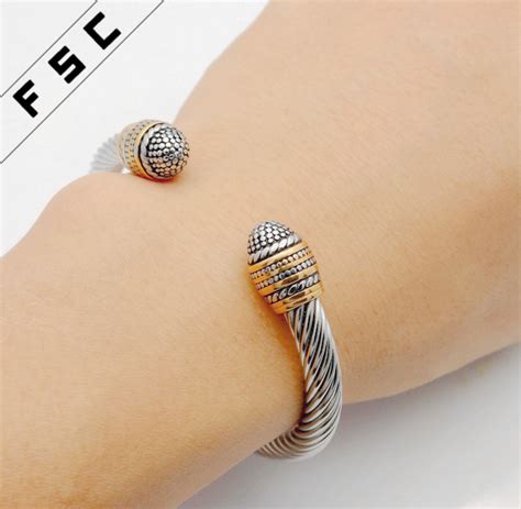 wholesale latest design unisex stainless steel twisted cable mesh