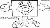 Rectangle Coloring Pages Colorings sketch template