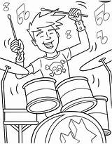 Coloring Drummer Boys Showtime sketch template