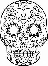 Caveira Colorir Venom Clipartmag Mexicain Passo Coloriages Sucre Greatestcoloringbook sketch template