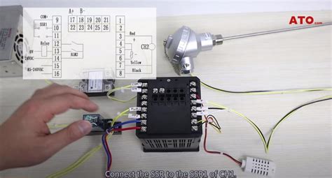 wire  pid temp controller  pt sensor atocom