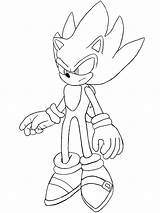 Sonic Coloring Pages Hedgehog Printable Angry Small Colouring Kids sketch template