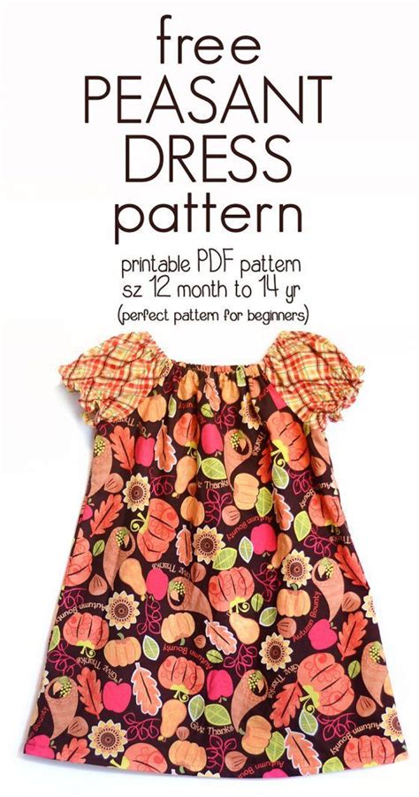 learn   sew  peasant dress    peasant dress pattern