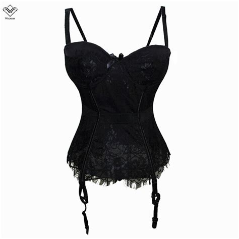 buy wechery corset sexy bustier steampunk lace up