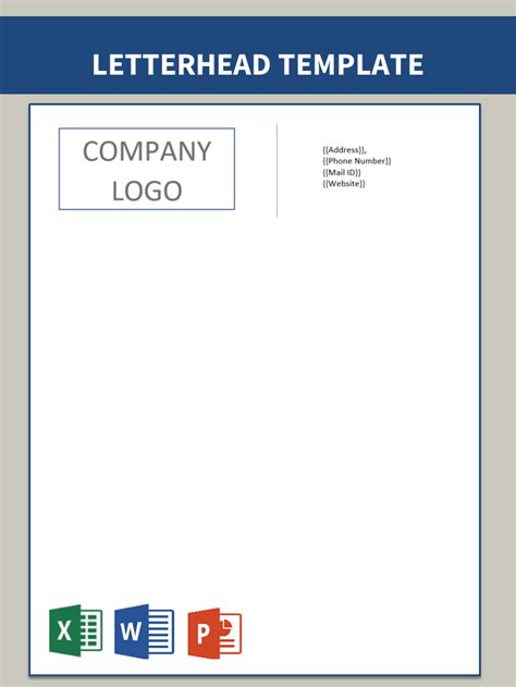 letterhead template word templates  allbusinesstemplatescom