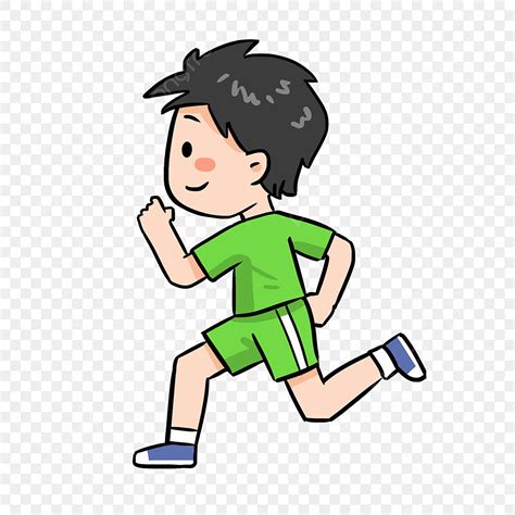 boy run clipart transparent png hd hand painted cartoon run boy running clipart illustration