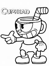 Cuphead Coloring Daredevil Pages Fun Kids Votes sketch template