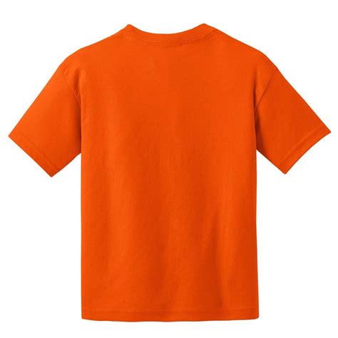 gildan  youth dryblend  shirt orange fullsourcecom