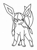 Leafeon Glaceon sketch template