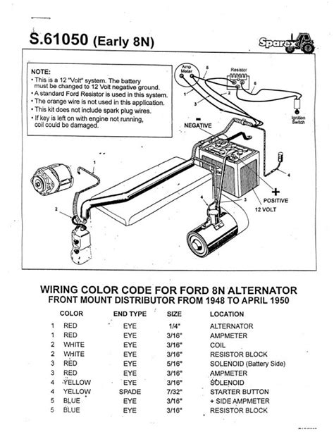 ford  front mount distributor wiring diagram