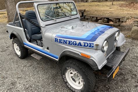 jeep cj  renegade  sale  bat auctions sold