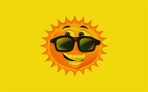 illustration  sun wearing sunglasses hd wallpaper wallpaper flare