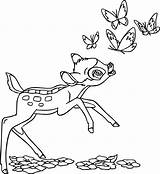 Bambi Coloring Butterflies Pages Catch Wecoloringpage Cartoon sketch template