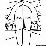 Coloring Famous Kazimir Malevich Peasant Head Paintings Pages sketch template