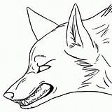 Wolf Anime Drawing Coloring Pages Angry Wolves Head Drawings Side Lineart Deviantart Sketch Snarling Line Draw Pack Printable Rocks Easy sketch template