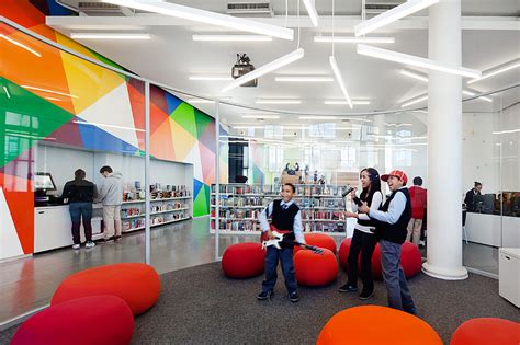 rice lipka architects — hamilton grange library teen center