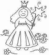 Prinzessin Ausdrucken Ausmalen Zaubert Ausmalbild Malvorlage Malen Zauberstab Prinzessinnen Feen Hochzeitspaar sketch template