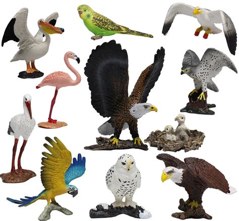 children simulation birds model toys classic lifelike realistic