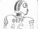 49ers Goff Jared Drawing Franchise Future Could Marin Getdrawings Caption sketch template