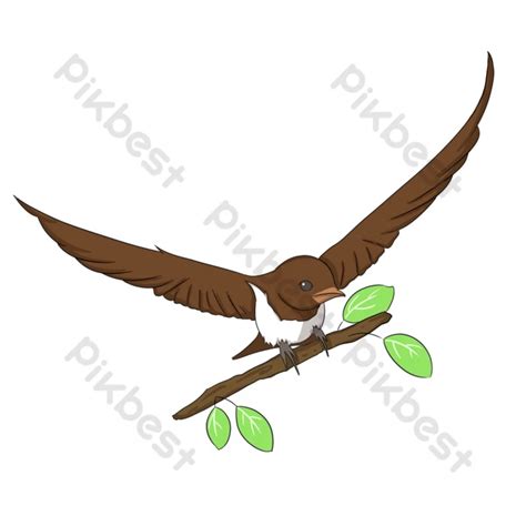 Cute Swallow Drawing Illustration Png Images Psd Free Download Pikbest