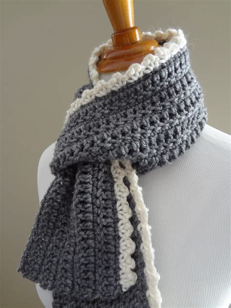 crochet scarf pattern fiber flux  crochet patterningrid scarf