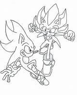 Sonic Coloring Pages Friends Shadow Vs Super Color Printable Print Comic Getdrawings Getcolorings Template sketch template