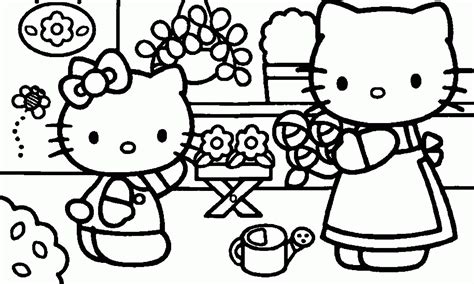 kitty coloring pages clip art library