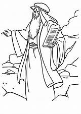 Coloring Sinai Moses Malvorlagen Ausmalen Ausmalbild Gebote Biblische Came Bibel Colorluna Ausdrucken sketch template