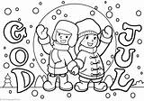 Jul Christmas God Coloring Pages Swedish Merry Wishes Couple Young Print sketch template