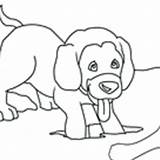 Puppy Coloring Dog Surfnetkids Pages Next sketch template