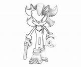 Shadow Hedgehog Sonic Coloring Pages Generations Pistol Printable Color Surfing Comments Getcolorings sketch template