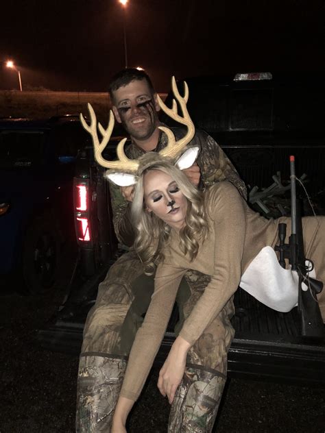 deer and hunter couples costume couples costumes couple halloween