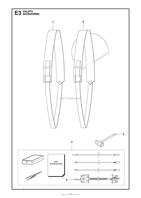 husqvarna lipt parts diagram  accessories