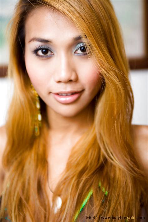 Redhead Thai Transexual Moo Masturbates Her Hairy Small