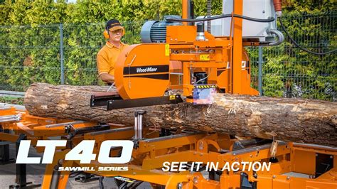 lt sawmill  action wood mizer europe youtube
