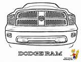 Dodge Ram Coloring Truck Pages Clipart Sheet Front Pickup Kids Trucks Ford Color Book Clip Car Gen Print Gif American sketch template