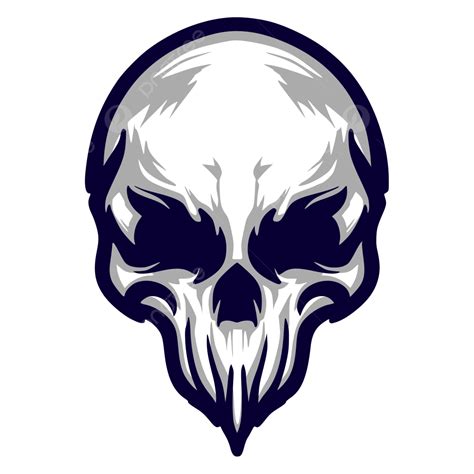 skull head logo mascot illustration vector skull mascot skull skull logo png  vector