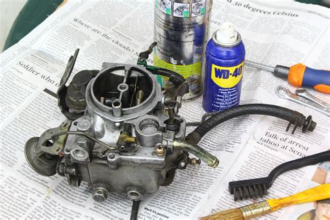 clean  carburetor  removing