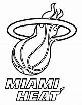 Coloring Nba Pages Logo Basketball Jordan Miami Bulls Chicago Logos Printable Sheets James Team Drawing Lebron Heat Lakers Cool Boys sketch template