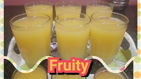 fruity recipe youtube