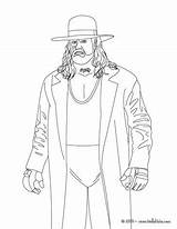 Undertaker Coloring Pages Wrestler Color Wrestling Kane Sheets Wwe Kids Colouring Tinkerbell Visit Hellokids Print Optical Tricks Illusions sketch template