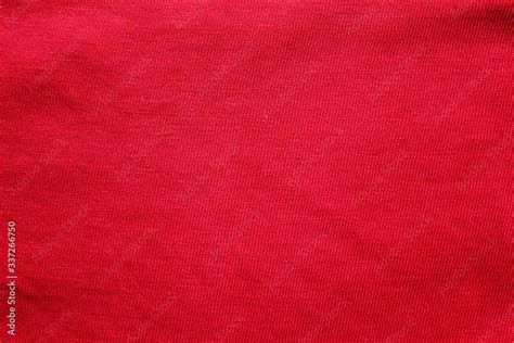 red cotton fabric texture