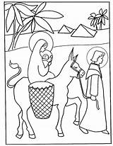 Fuga Egitto Religiocando Disegni sketch template