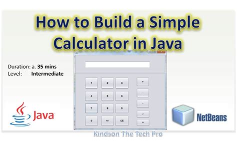 build  simple calculator  java  netbeans step  step  screenshots