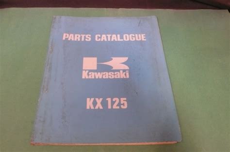 parts manual kx  vintage kawasaki  store