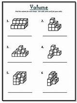 Volume Cubes Unit Grade Irregular Shapes 5th Math Figures Using Worksheets Blocks Maths Build Solid Cube Common Core These Activity sketch template